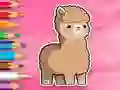 遊戲Coloring Book: Cute Alpaca在線