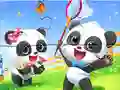 遊戲Jigsaw Puzzle: Baby Panda Spring Outing在線