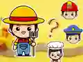 遊戲Kids Quiz: Job Challenge 3在線
