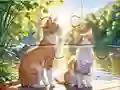 遊戲Jigsaw Puzzle: Cats In Pairs在線