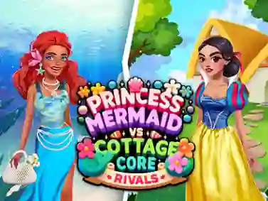遊戲Princess Cottage Core vs Mermaid Core Rivals在線