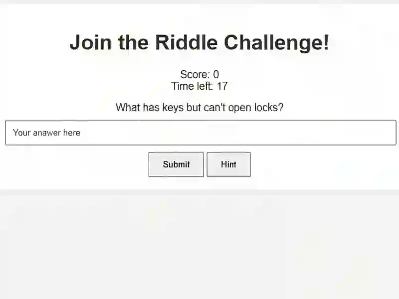遊戲Riddle Challenge在線