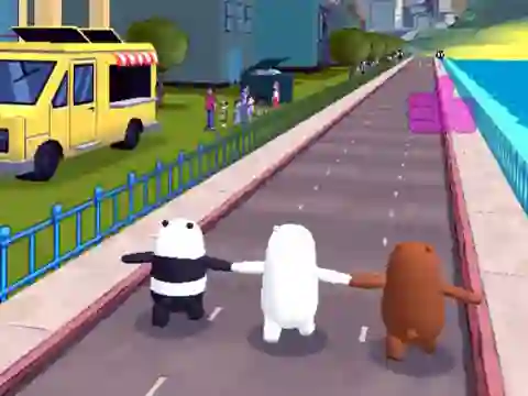 遊戲We Bare Bears Bear Parkour在線