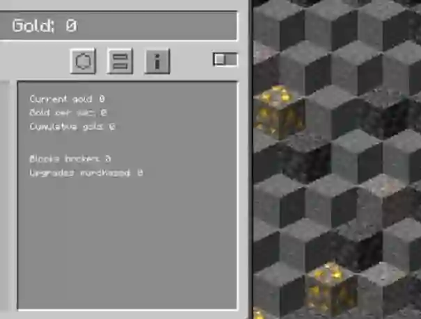 遊戲Minecraft Gold Clicker在線