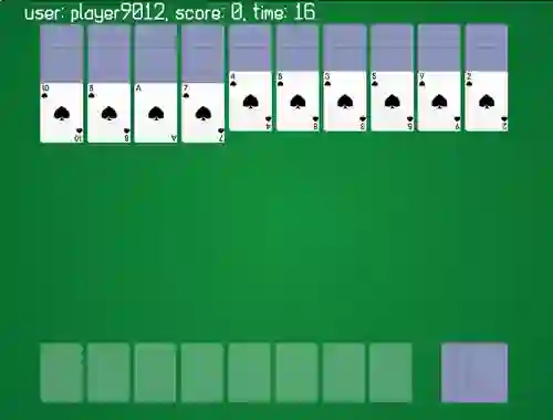 遊戲Spider Solitaire Classic Ver在線