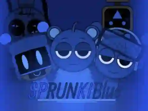 遊戲Sprunki Blue Mod在線