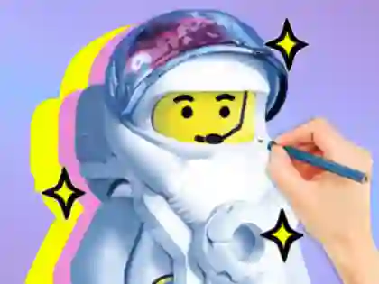 遊戲Coloring Book: LEGO Astronaut在線
