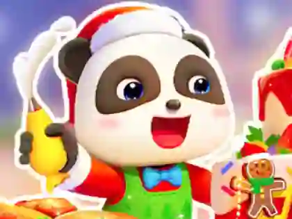 遊戲Jigsaw Puzzle: Baby Panda Christmas Chef在線