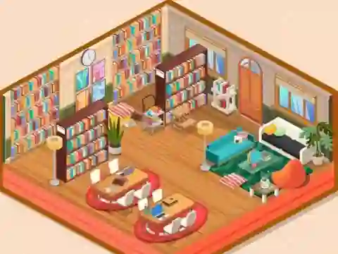 遊戲Decor: My Library在線