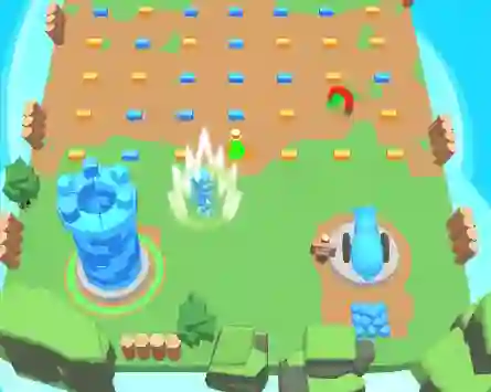 遊戲Tower Clash: Collect Bricks在線