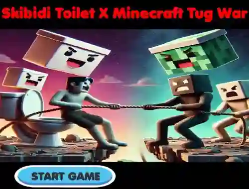 遊戲Skibidi Toilet X Minecraft Tug War在線