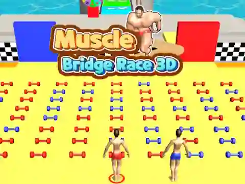 遊戲Muscle Bridge Race 3D在線