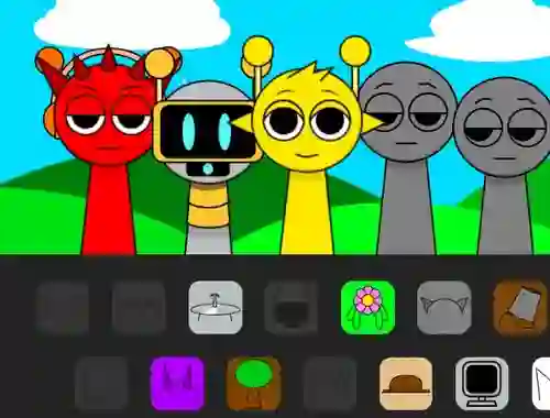 遊戲Sprunki Incredibox Horror在線