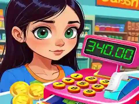 遊戲Supermarket Shopping For Kids在線
