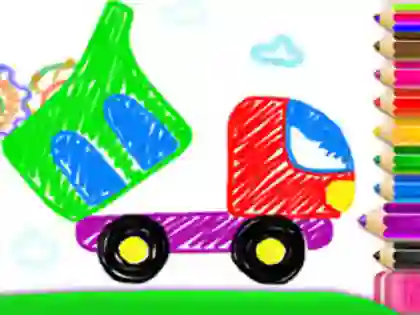 遊戲Toddler Drawing: Tanker Truck在線