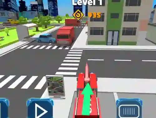 遊戲Fire Truck Rescue Driving在線