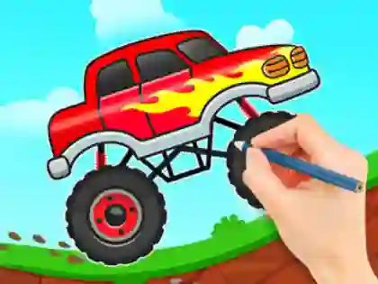 遊戲Coloring Book: Monster Truck在線