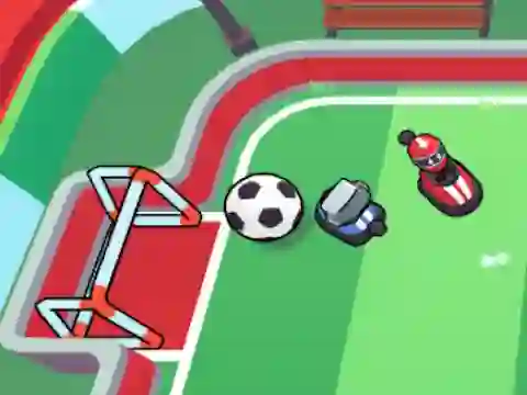 遊戲Bumper Cars Soccer在線