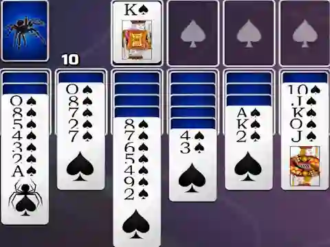 遊戲Spades Spider Solitaire在線