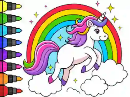 遊戲Coloring Book: Magical Unicorn在線