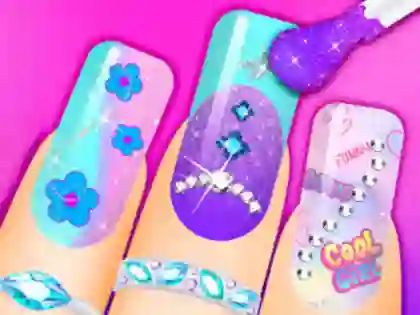 遊戲Coloring Book: Nail Art在線