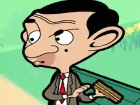 遊戲Mr Bean Sliding Puzzle在線