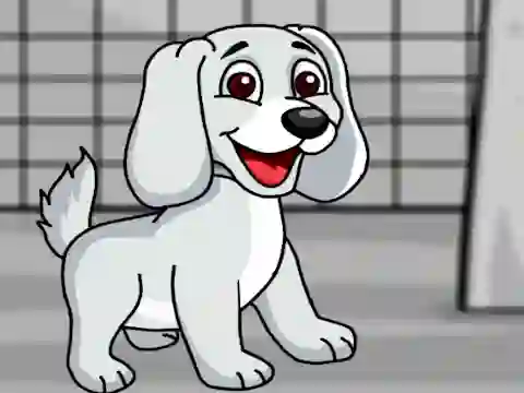 遊戲Rescue the White Puppy from Cage在線