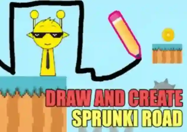 遊戲Draw And Create Sprunki Road在線