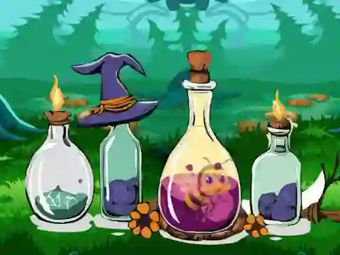 遊戲Bottle Stuck Honeybee Escape在線