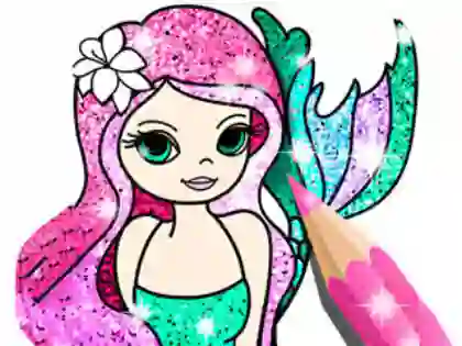 遊戲Coloring Book: Little Mermaid在線