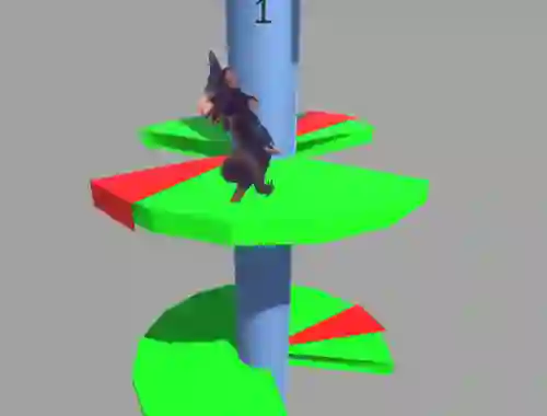 遊戲Ratomilton Helix Jump在線