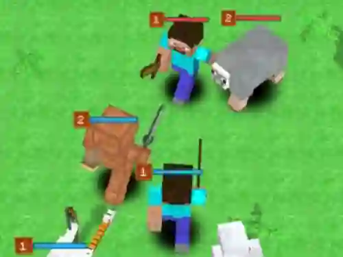 遊戲Minecraft: Create a Monster and Fight!在線
