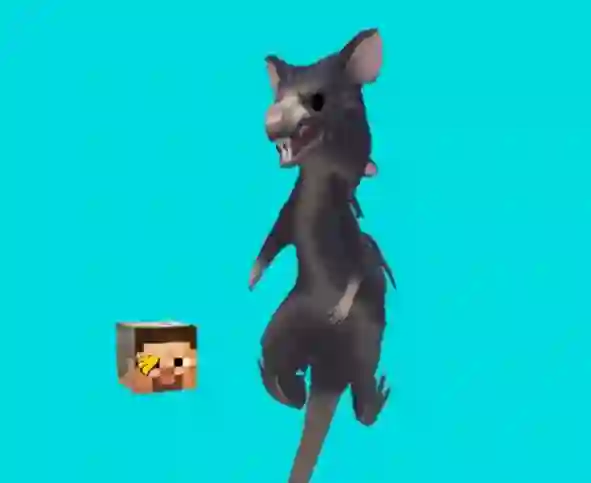遊戲Ratomilton Spinning Flappy Minecraf在線