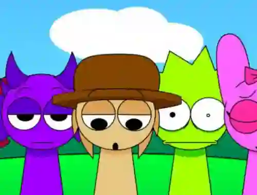遊戲Sprunki Pyramixed - Finished Animations在線