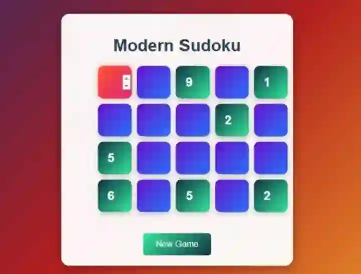 遊戲Modern Sudoku在線