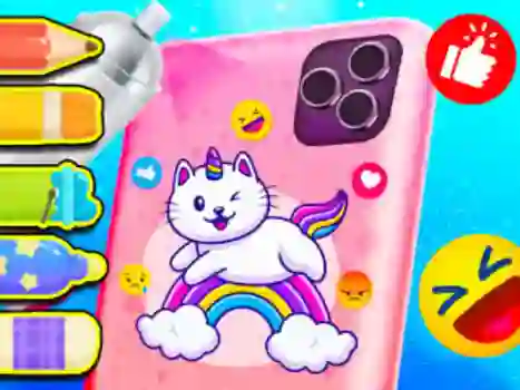 遊戲Coloring Book: Phone Case在線
