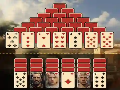 遊戲Pyramid Solitaire Ancient Rome在線