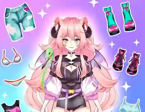 遊戲Anime Dress Up Moe在線