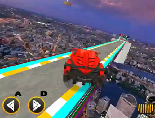 遊戲Mega Ramps Car Racing Games 3d在線