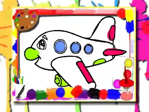 遊戲Airplane Coloring Book在線