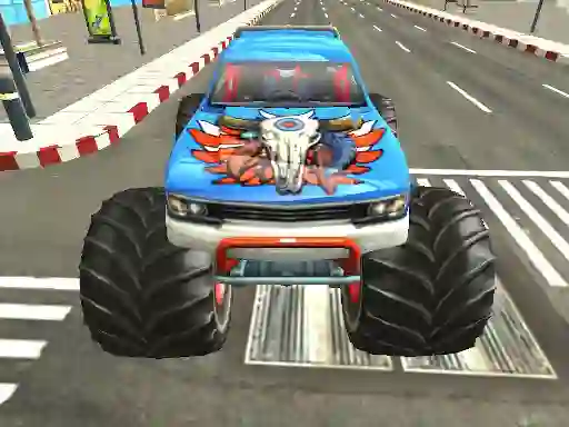 遊戲Monster Truck City Parking在線