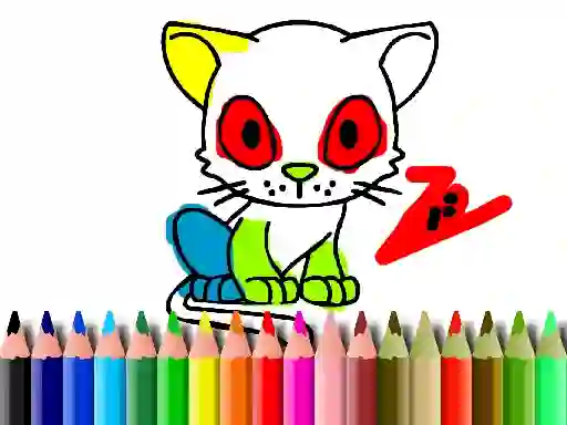 遊戲Back To School: Cat Coloring在線