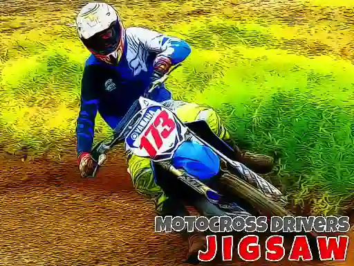 遊戲Motocross Drivers Jigsaw在線