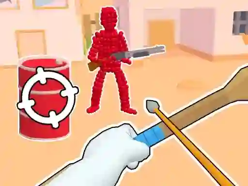 遊戲Stickman Archer: Shooting Arrows at Reds在線