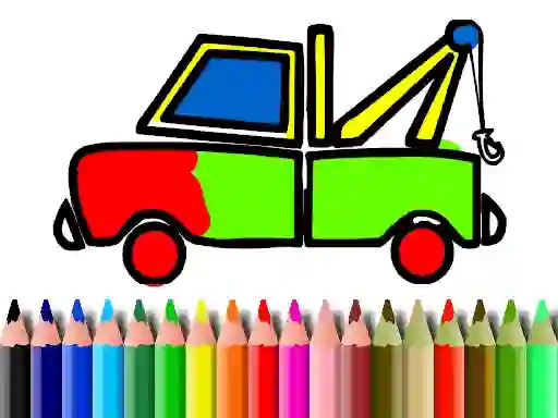 遊戲Back To School: Truck Coloring在線