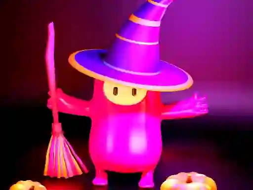遊戲Fall Guys Halloween Puzzle在線