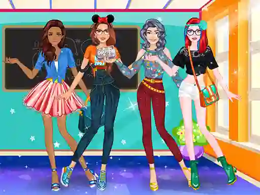 遊戲High School Dress Up For Girls在線