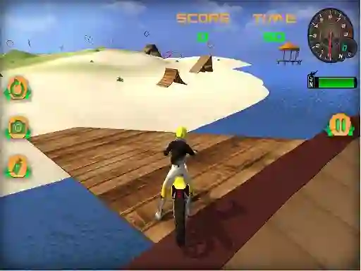 遊戲Moto Beach Jumping在線