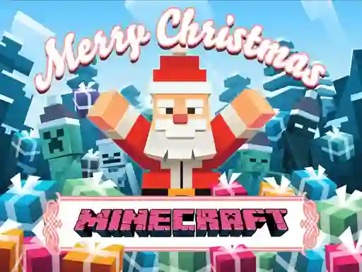 遊戲MineCraft Christmas Jigsaw Puzzle在線