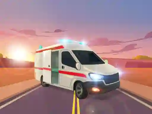 遊戲Ambulance Traffic Drive在線